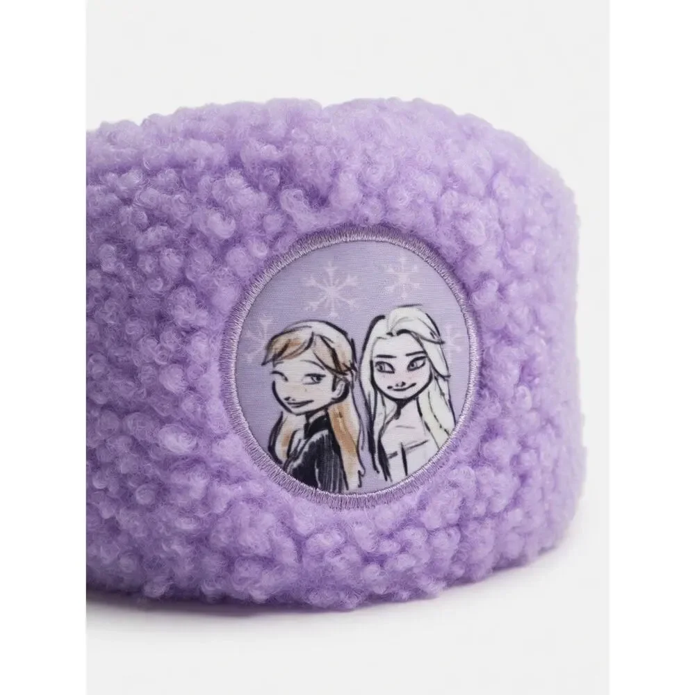 Disney Frozen Purple Sherpa Snapback Hat – Anna & Elsa – Berkshire Official Kids